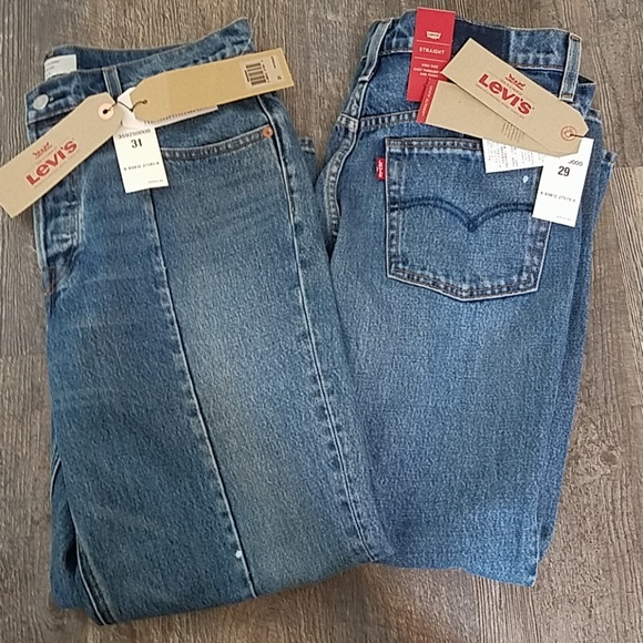 NWT[Levi's] Altered Straight High Rise/Mom Jean's - Picture 5 of 7